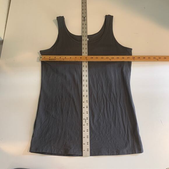 Duluth Trading Tank Top Womens L Large Graphite Sleeveless Scoop Neck Casual - Picture 5 of 10